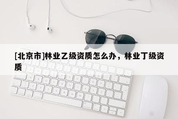 [北京市]林業(yè)乙級資質怎么辦，林業(yè)丁級資質